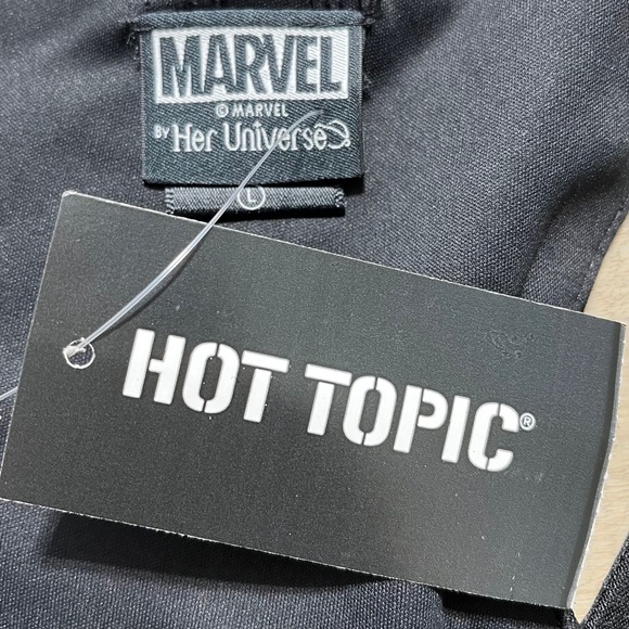 Marvel Her Universe Juniors Avengers Black Widow Indie Dress Size Large Black - Picture 5 of 13